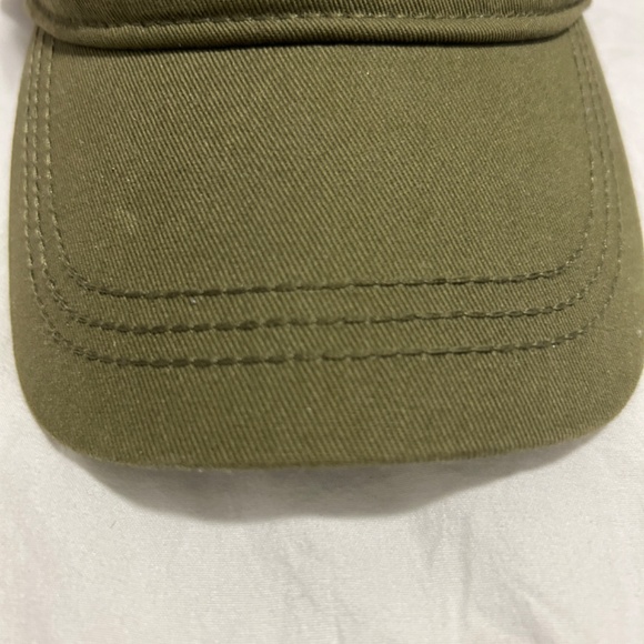 NWOT! Women's Roxy Olive/Pink Embroidered Ball Cap - -O/S - Picture 6 of 9